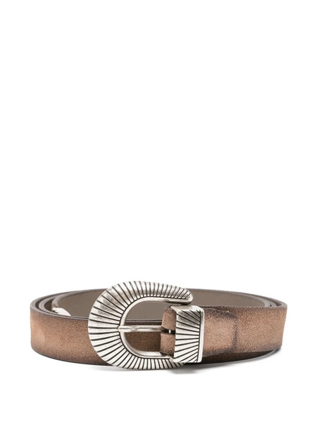  Eraldo Suede Belt - Brown 