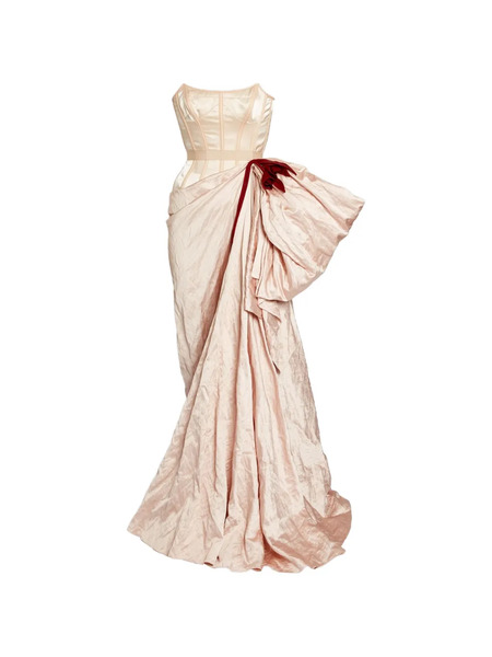  Erdem Bustier Evening Gown - Pink 