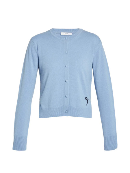 Erdem Crew-neck Cardigan - Blue 