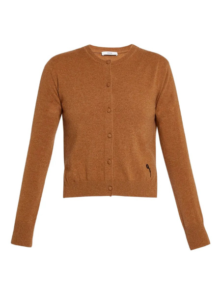  Erdem Crew-neck Cardigan - Brown 