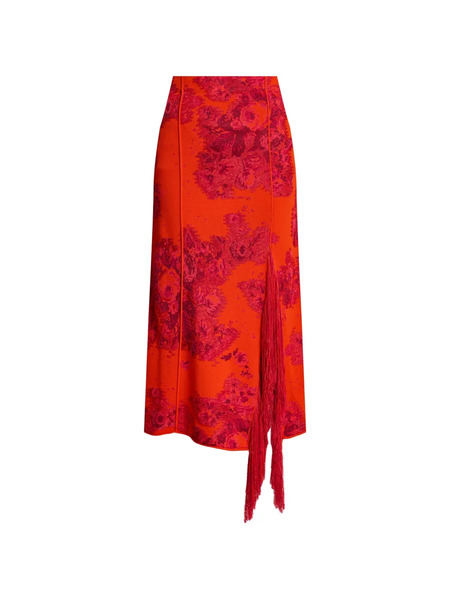  Erdem Floral-pattern Midi Dress - Red 