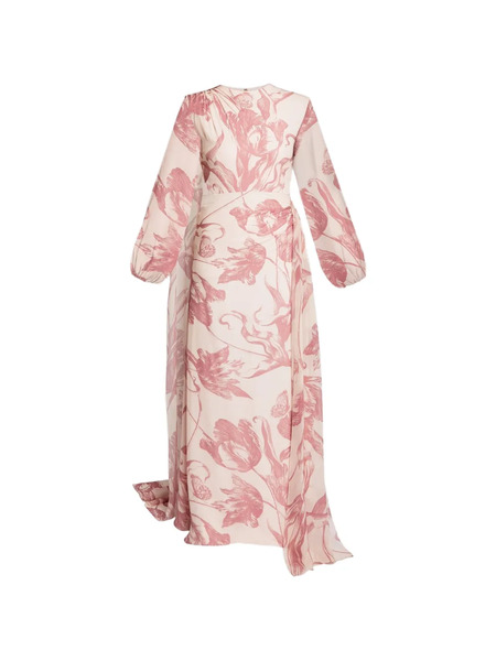 Erdem Floral-print Silk Gown - Neutrals 