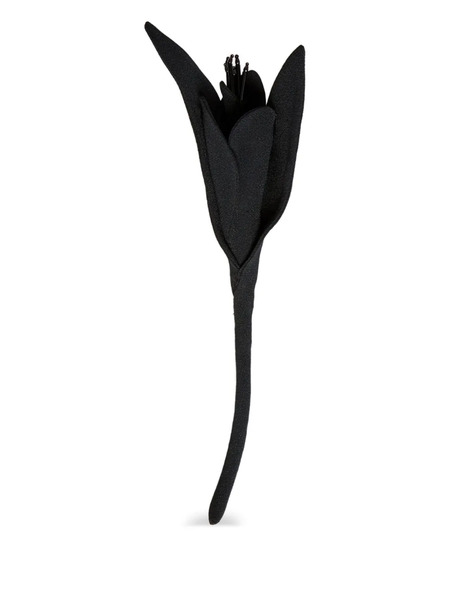  Erdem Flower-design Brooch - Black 