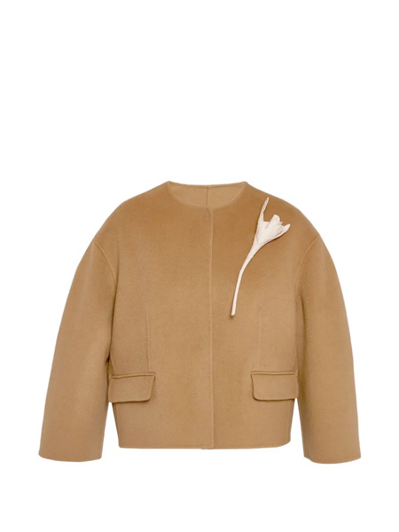  Erdem Tulip-brooch Jacket - Neutrals 