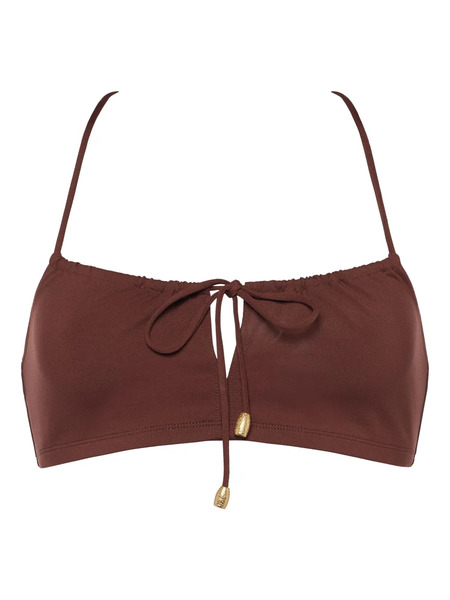  Eres Abysses Cropped Bikini Top - Brown 