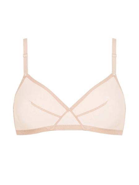 Eres Bel Sheer Tulle Triangle Bra - Neutrals 