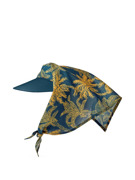  Eres Carlotta Tropical-print Visor - Blue 