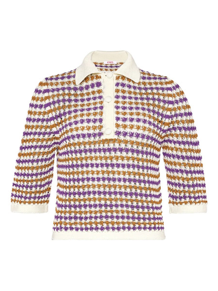  Eres Comeback Crochet-knit Sweater - Purple 
