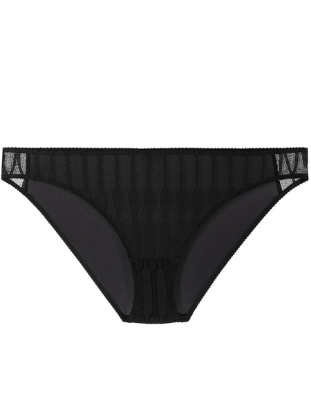  Eres Ebene Lace Briefs - Black 