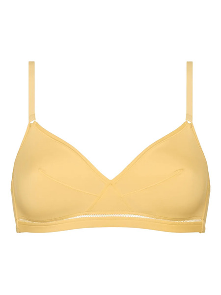  Eres Lydia Soyeuse Wireless Triangle Bra - Yellow 