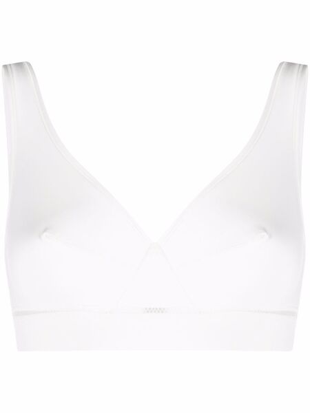  Eres Sasha Wireless Cropped Bra - White 