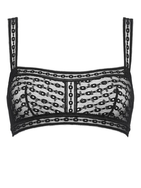  Eres Sublime Crop Top Bra - Black 