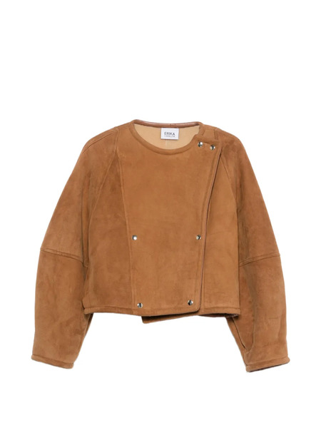  Erika Cavallini Press-stud Jacket - Brown 