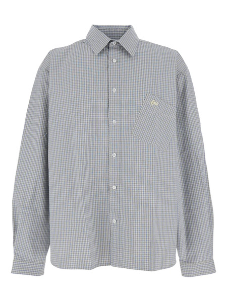  Erl Check Shirt - Neutrals 