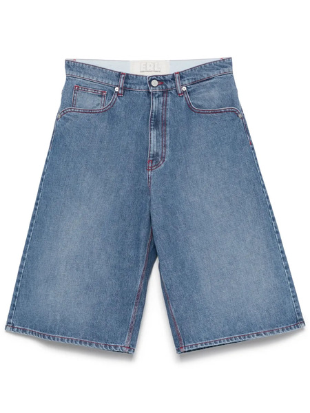  Erl Denim Shorts - Blue 
