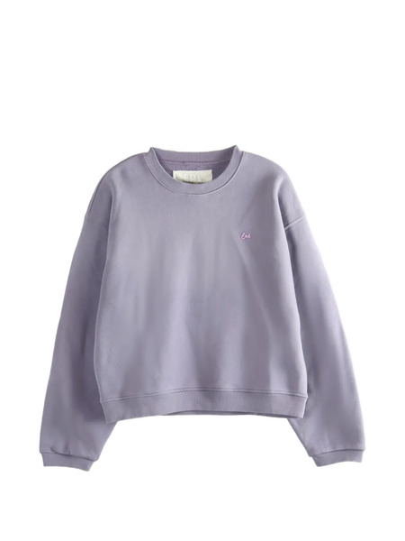  Erl Embroidered Sweatshirt - Purple 