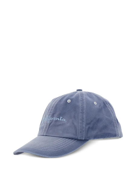  Erl Logo-embroidered Cap - Blue 