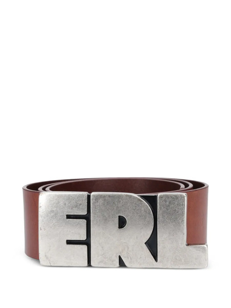  Erl Logo-plaque Belt - Brown 