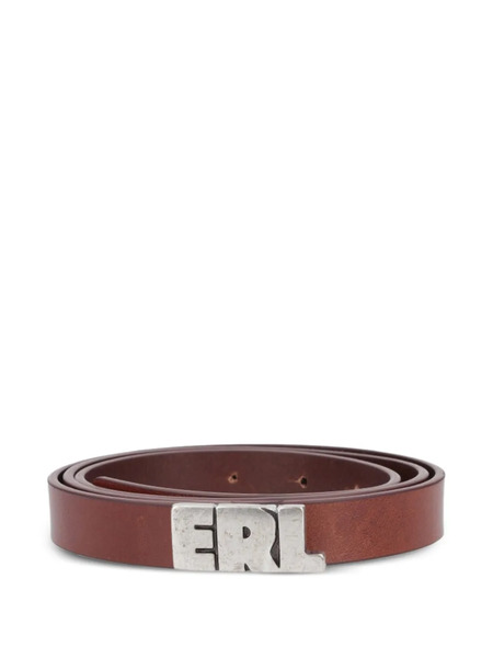  Erl Logo-plaque Belt - Brown 