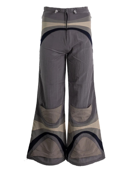 Erl Panelled Drawstring Trousers - Grey 