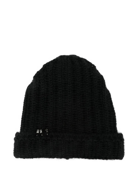  Ermanno Scervino Beaded Hat - Black 