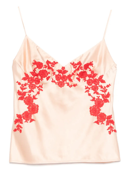  Ermanno Scervino Floral Top - Neutrals 