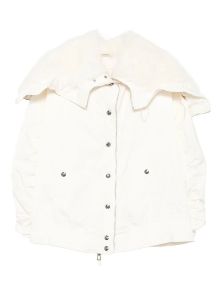  Ermanno Scervino Fur-trimmed Puffer Jacket - Neutrals 