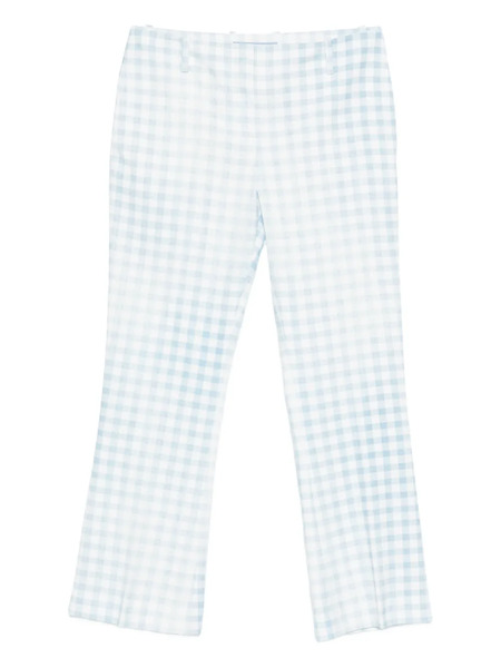  Ermanno Scervino Gingham Trousers - Blue 