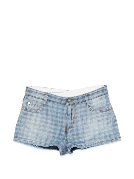  Ermanno Scervino Patterned Shorts - Blue 