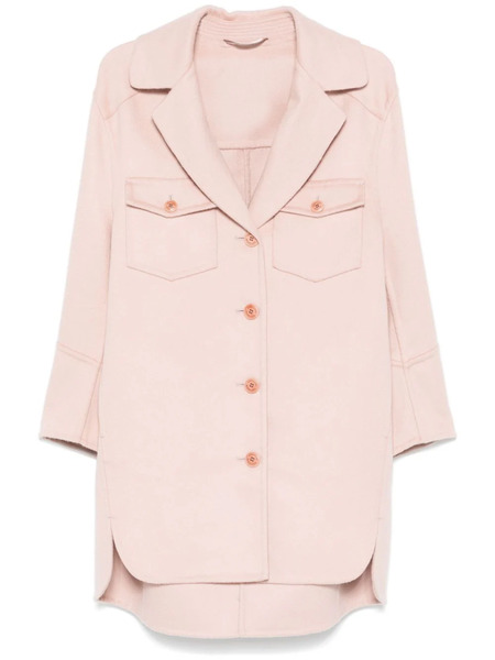  Ermanno Scervino Wool Coat - Pink 