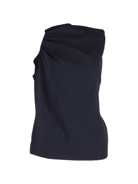  Escada Pre-owned Draped Sleeveless Top - Blue 