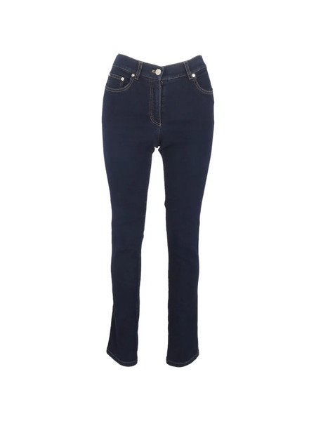  Escada Pre-owned High-rise Slim-fit Jeans - Blue 
