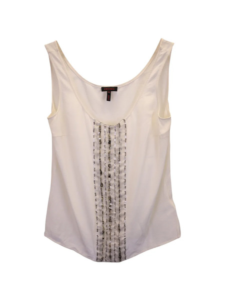  Escada Pre-owned Sequin Sleeveless Top - Neutrals 