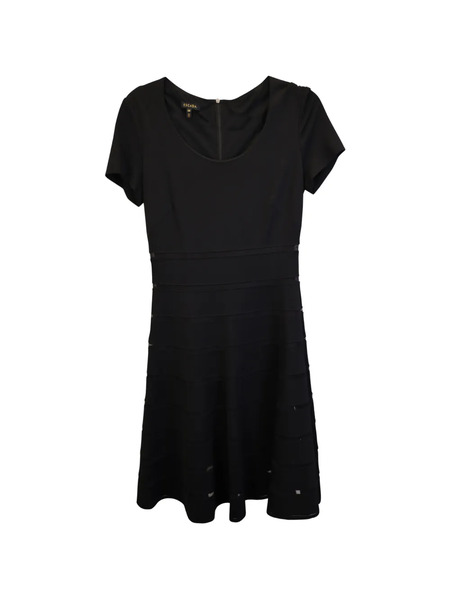  Escada Pre-owned Short-sleeve Dress - Black 
