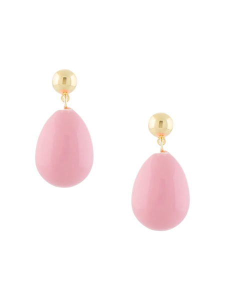  Eshvi Drop Pendant Earrings - Pink 