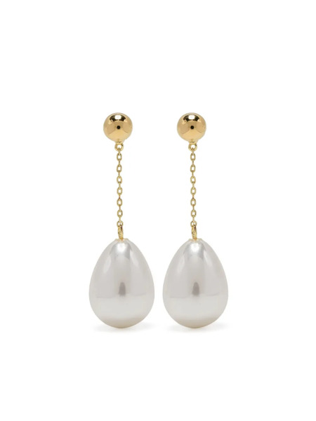  Eshvi Faux-pearl Drop Earrings - Neutrals 