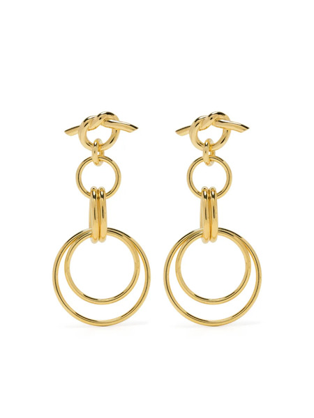  Eshvi Loop Earrings - Gold 