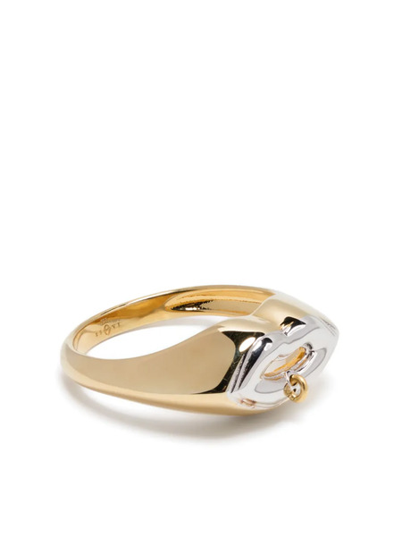  Eshvi Piercing Lip Ring - Gold 