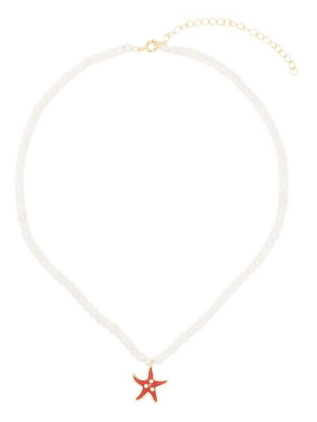  Eshvi Starfish Necklace - Neutrals 