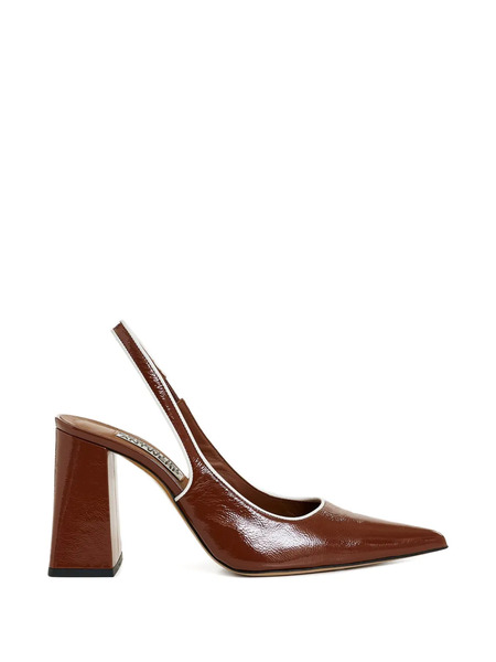  Essentiel Antwerp Block-heel Slingback Pumps - Brown 