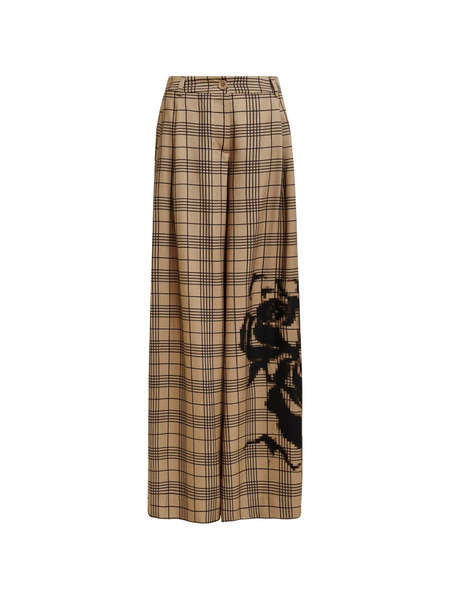  Essentiel Antwerp Checked Trousers - Neutrals 