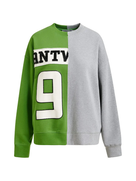  Essentiel Antwerp Split-panel Sweatshirt - Green 