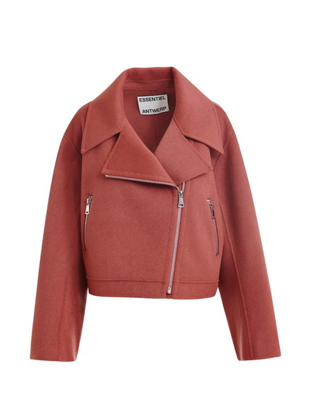  Essentiel Antwerp Zip-up Jacket - Red 