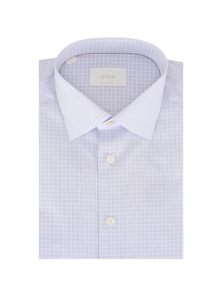  Eton Checked Shirt - Blue 