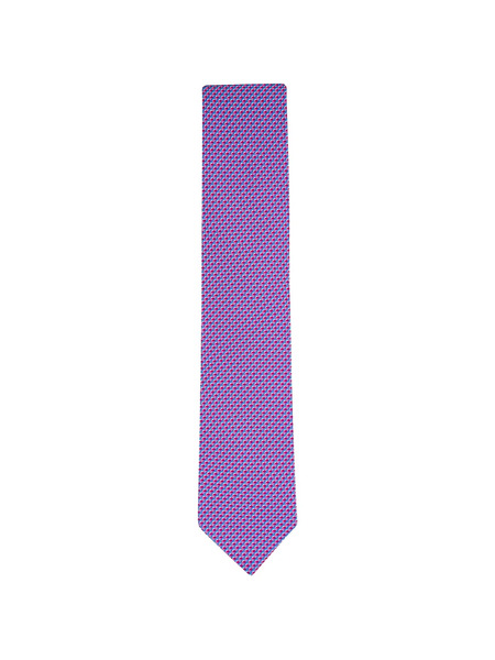  Eton Geometric-print Tie - Pink 