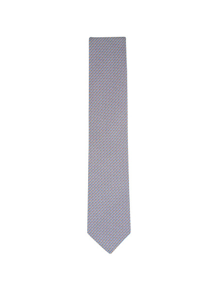  Eton Geometric Spring Tie - Blue 