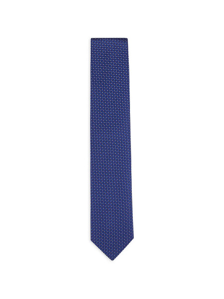  Eton Patterned-jacquard Tie - Blue 