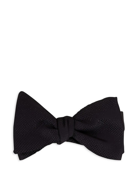  Eton Textured Bow Tie - Black 