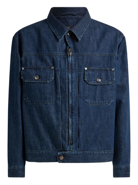 Etro Cotton Jacket - Blue 