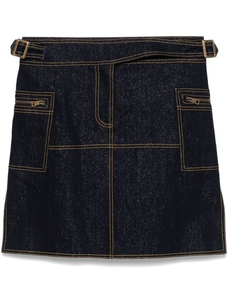  Etro Denim Mini Skirt - Blue 